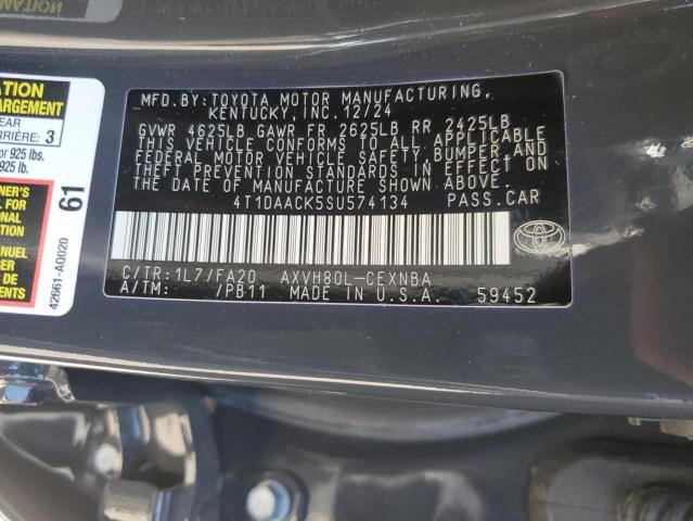 2025 TOYOTA CAMRY XSE #3269945006