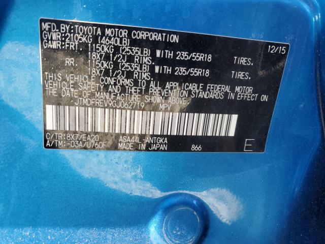 2016 TOYOTA RAV4 LIMITED JTMDFREV9GJ062719