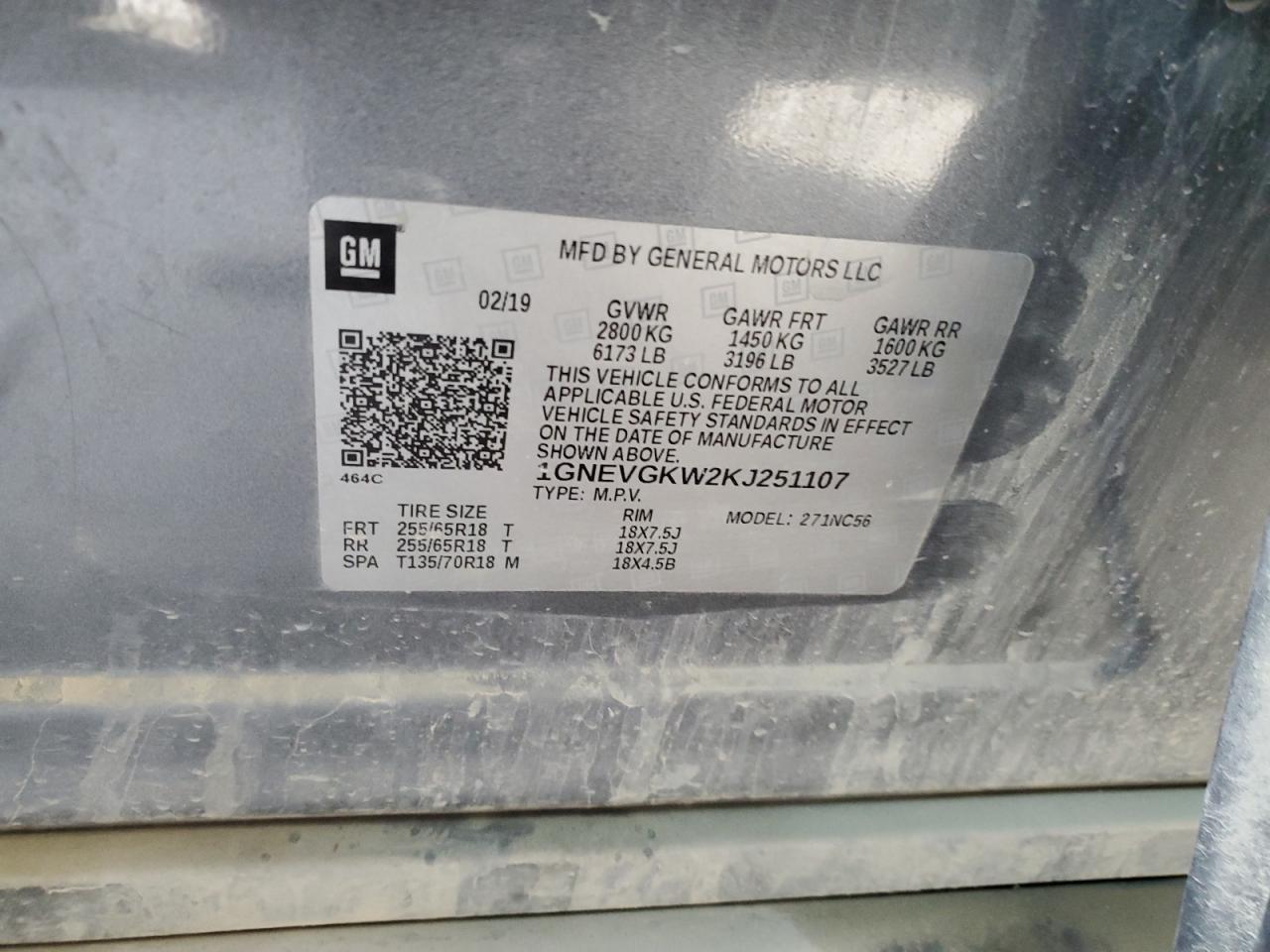 CHEVROLET TRAVERSE LT