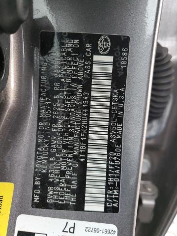 2017 TOYOTA CAMRY LE #3287690014