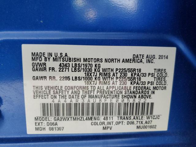 2015 MITSUBISHI OUTLANDER #3296977813