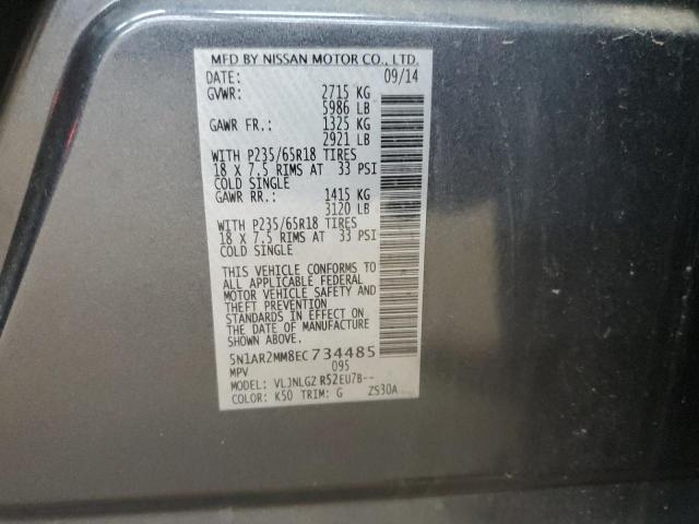 2014 NISSAN PATHFINDER - 5N1AR2MM8EC734485