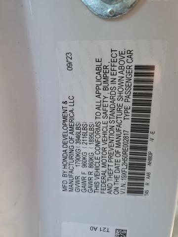 2024 HONDA CIVIC LX - 19XFL2H50RE002817