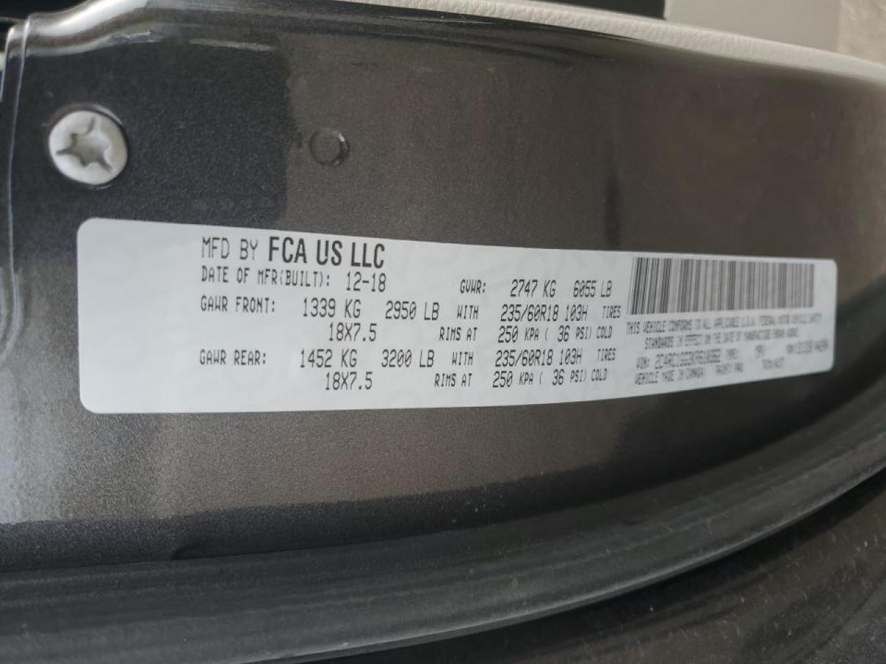 CHRYSLER PACIFICA LIMITED