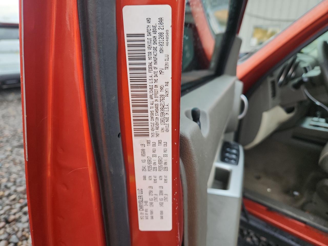 Lot #3287786098 2008 DODGE NITRO