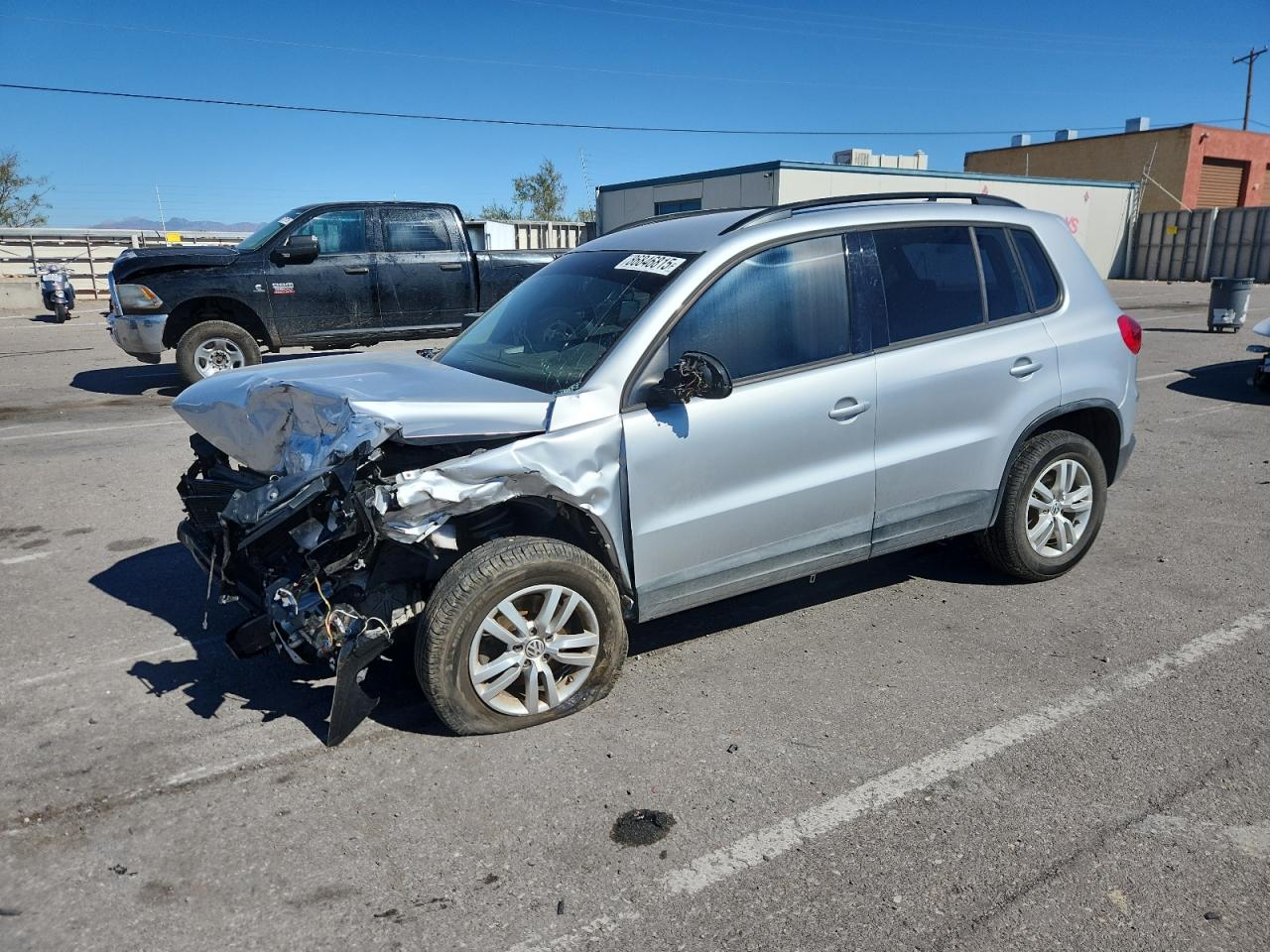 Lot #3291507937 2015 VOLKSWAGEN TIGUAN S