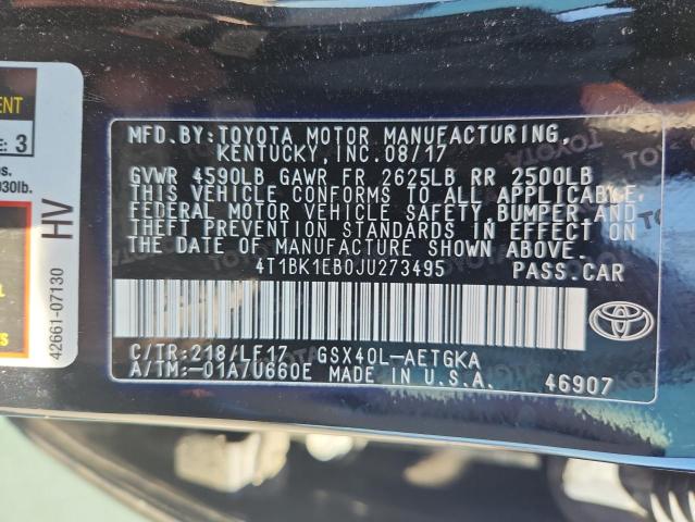 2018 TOYOTA AVALON XLE #3297094497