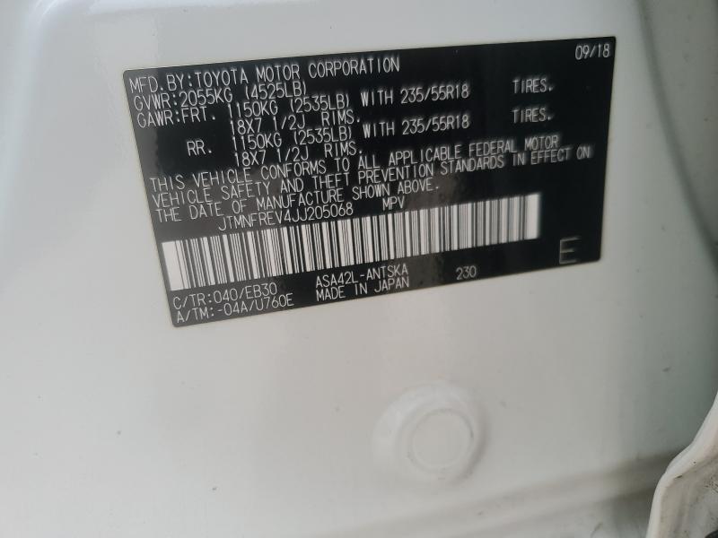 2018 TOYOTA RAV4 SE JTMNFREV4JJ205068