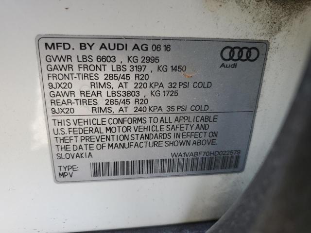 2017 AUDI Q7 PRESTIGE #3282583873
