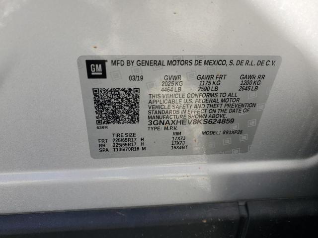 2019 CHEVROLET EQUINOX LS #3296355173