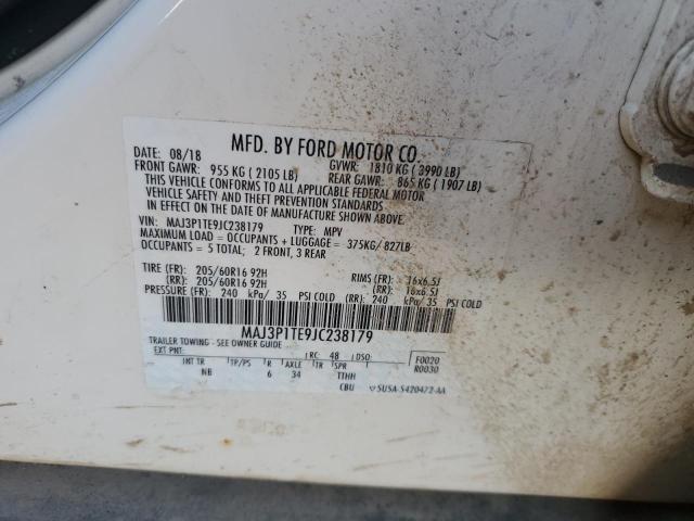 2018 FORD ECOSPORT S MAJ3P1TE9JC238179