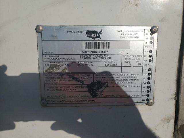 2021 WABASH TRAILER #3291225969