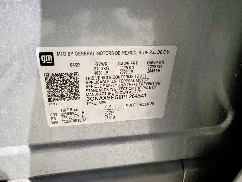 2023 CHEVROLET EQUINOX LS - 3GNAXSEG6PL264541