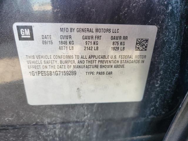 2016 CHEVROLET CRUZE LIMI - 1G1PE5SB1G7159289