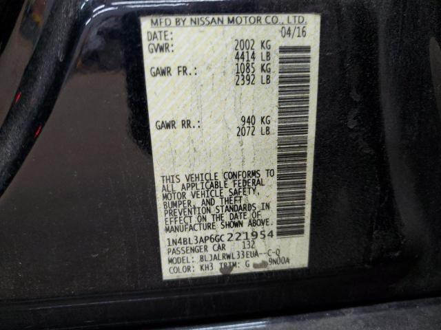 2016 NISSAN ALTIMA 3.5 1N4BL3AP6GC221954