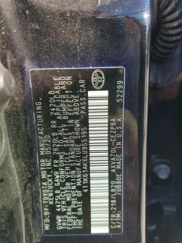 2020 TOYOTA CAMRY XSE #3301805344