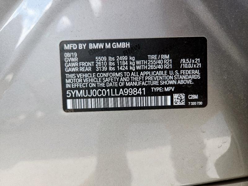 2020 BMW X4 M COMPE #3303003614