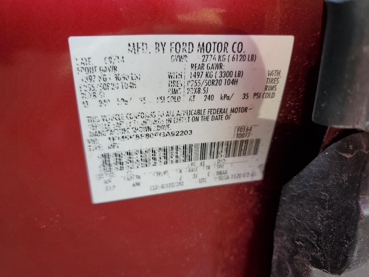 FORD EXPLORER LIMITED