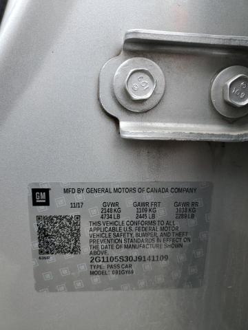 2018 CHEVROLET IMPALA LT - 2G1105S30J9141109