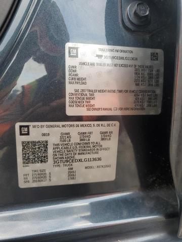 2020 GMC SIERRA K15 - 3GTU9CEDXLG113636