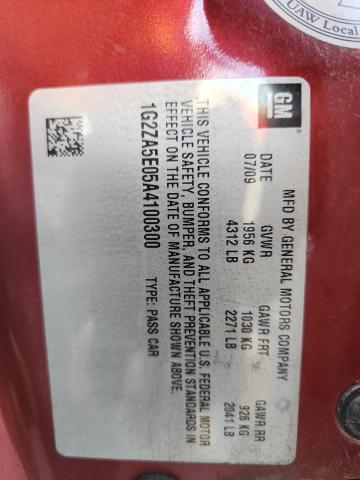 2010 PONTIAC G6 - 1G2ZA5E05A4100300