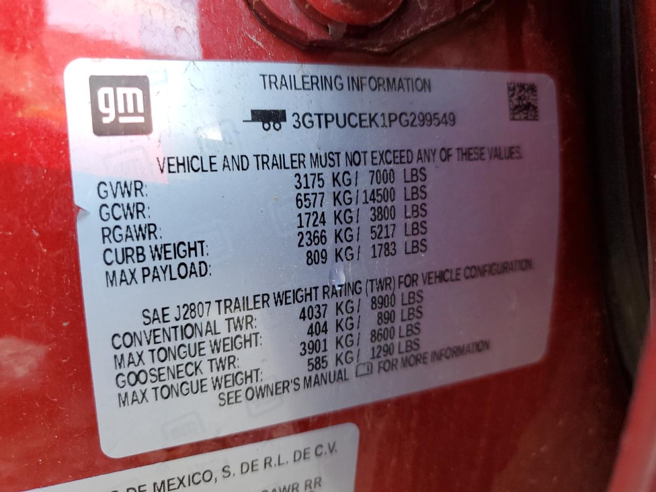 GMC SIERRA 1500 K1500 ELEVATION