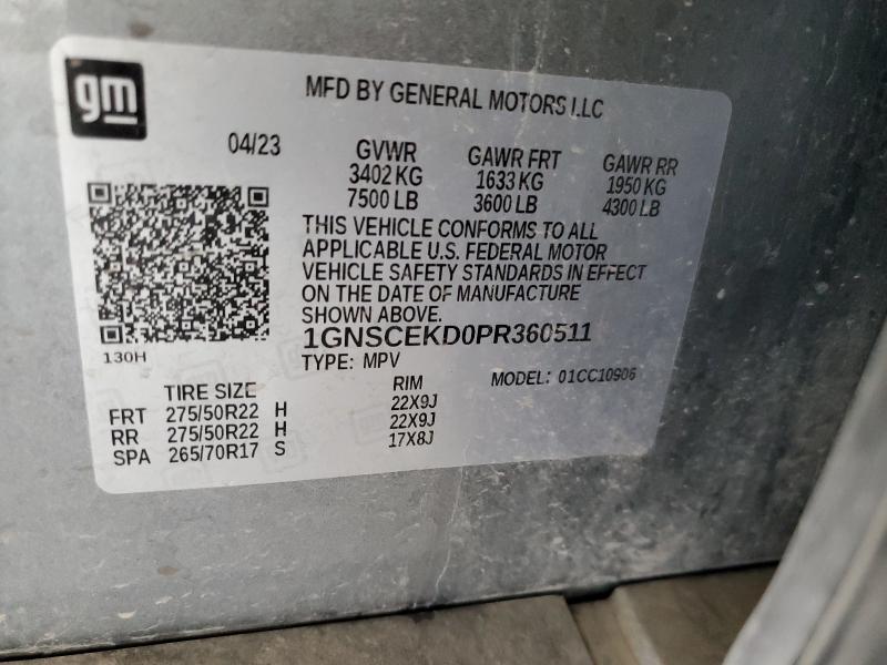 2023 CHEVROLET SUBURBAN C #3297251397