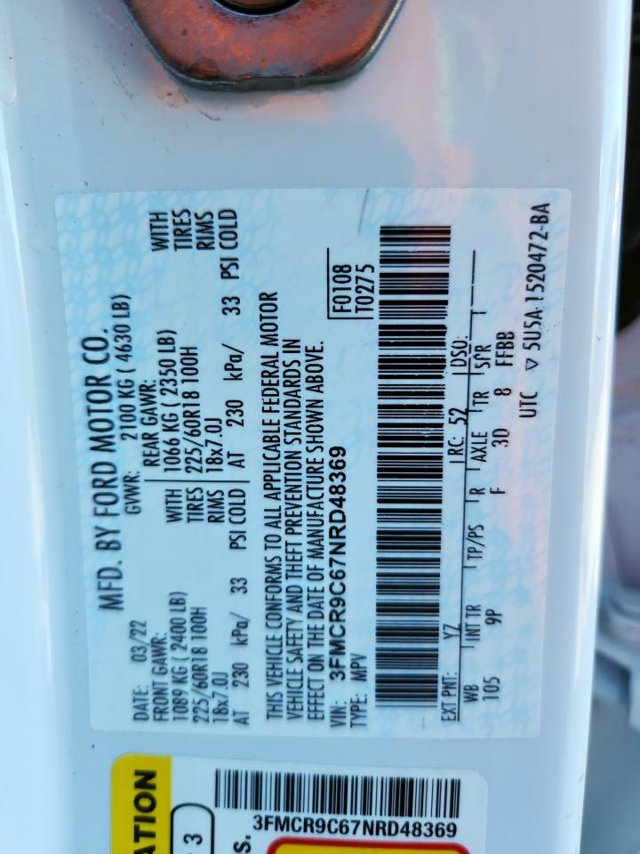 FORD BRONCO SPORT OUTER BANKS