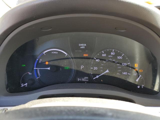 2013 LEXUS RX 450H - JTJZB1BAXD2008143
