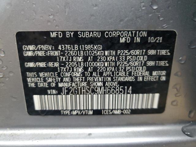 2021 SUBARU CROSSTREK #3290308324