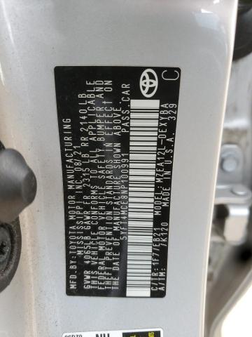 2022 TOYOTA COROLLA XS #3284915937