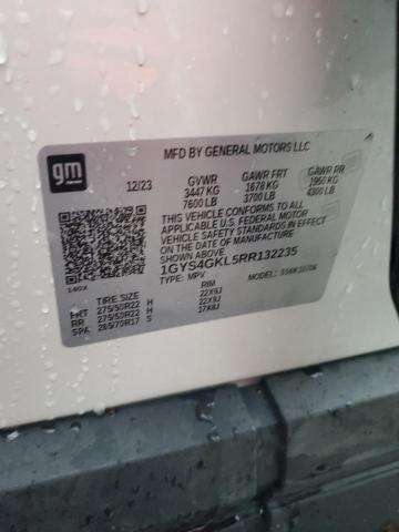 2024 CADILLAC ESCALADE S 1GYS4GKL5RR132235