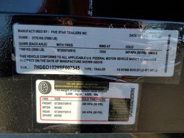 2025 FIVE STAR UNKNOWN #3268222062