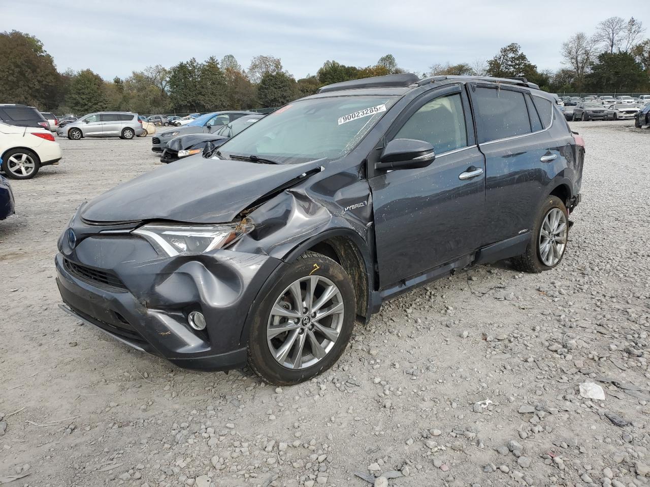 Lot #3311689236 2017 TOYOTA RAV4 HV LI