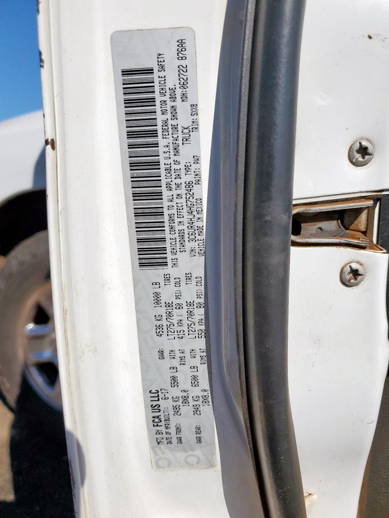 2017 RAM 2500 ST - 3C6UR4HJ4HG752486