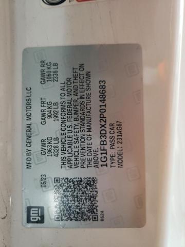 2023 CHEVROLET CAMARO LS - 1G1FB3DX2P0148683