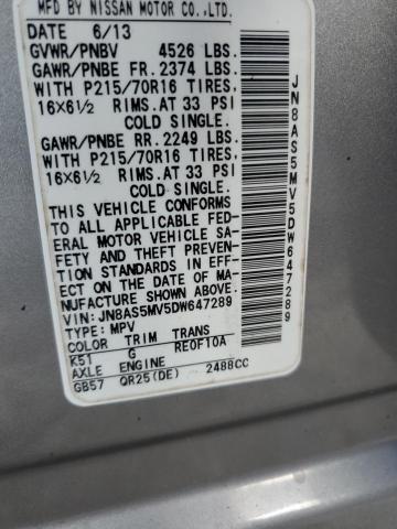 2013 NISSAN ROGUE S #3296297428