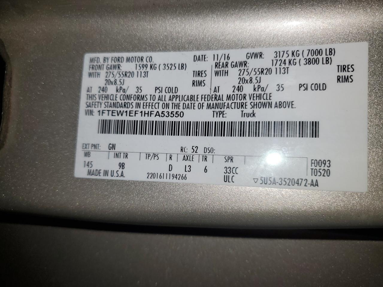 FORD F-150 SUPERCREW