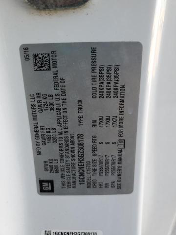 2016 CHEVROLET SILVERADO 1GCNCNEH3GZ308178