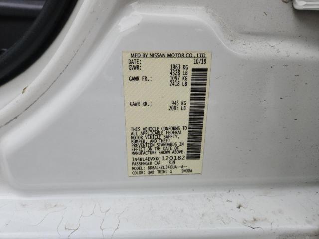 2019 NISSAN ALTIMA SV #3284388728