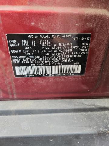 2018 SUBARU OUTBACK 2. #3291447467