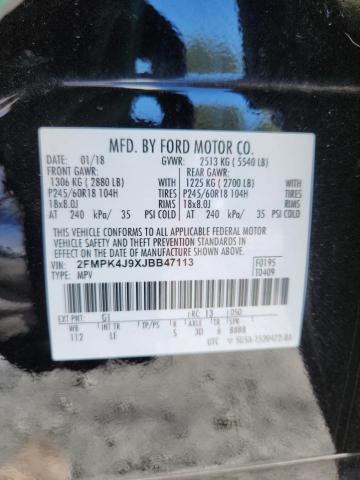 2018 FORD EDGE SEL #3290280209