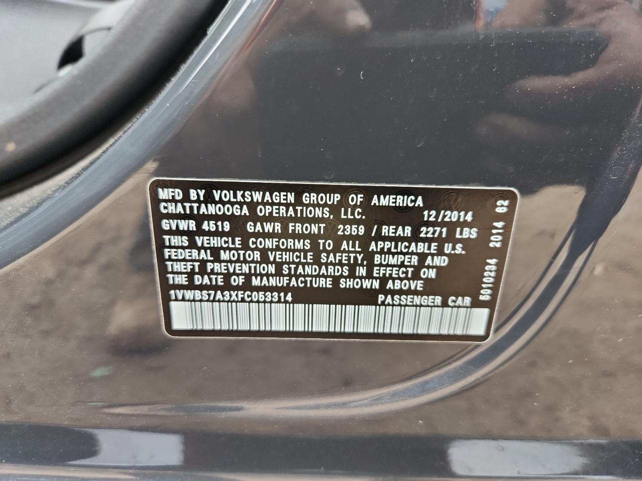 VOLKSWAGEN PASSAT SE