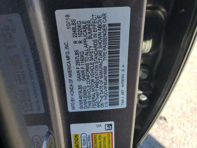 2018 HONDA ACCORD TOURING HYBRID #3261432477