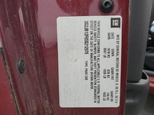 2005 PONTIAC SUNFIRE #3284076521