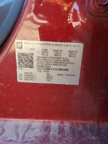 2018 GMC SIERRA K15 3GTU2NEC7JG366398