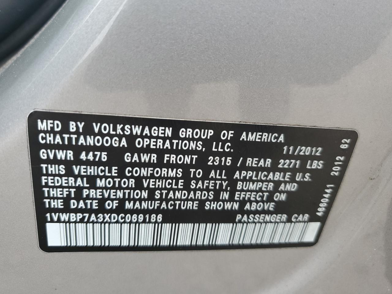 VOLKSWAGEN PASSAT SE