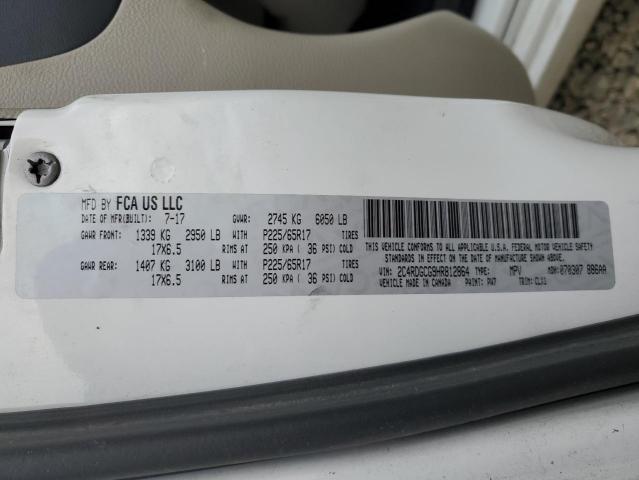 2017 DODGE GRAND CARAVAN 2C4RDGCG9HR812864