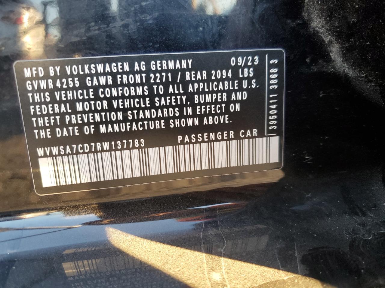 VOLKSWAGEN GOLF GTI SE