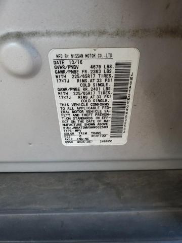 2017 NISSAN ROGUE S - JN8AT2MV0HW002583